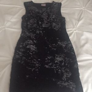 Black sparkly mini dress